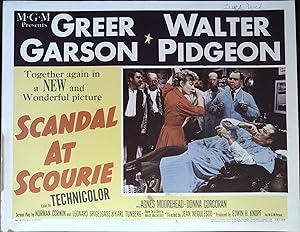 Seller image for Scandal at Scourie Lobby Card #7 1953 Greer Garson is fighting mad! for sale by AcornBooksNH