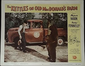 Imagen del vendedor de The Kettles on Old MacDonald's Farm Lobby Card #6 1957 Parker Fennelly & Bear! a la venta por AcornBooksNH