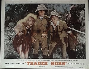 Bild des Verkufers fr Trader Horn Lobby Card #4 1931 Edwina Booth, Harry Carey, Sr and Duncan Renaldo! zum Verkauf von AcornBooksNH