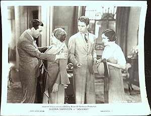 Imagen del vendedor de Indiscreet 8 X 10 Still 1931 Gloria Swanson, Ben Lyon, Arthur Lake a la venta por AcornBooksNH