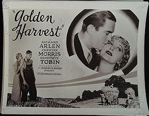 Seller image for Golden Harvest 8 X 10 Still 1933 Chester Morris and Genevieve Tobin for sale by AcornBooksNH