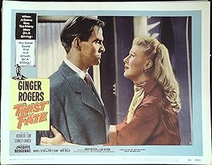 Imagen del vendedor de Twist of Fate Lobby Card #8 1954 Ginger Rogers, Jacques Bergerac! a la venta por AcornBooksNH