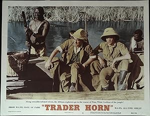 Image du vendeur pour Trader Horn Lobby Card #3 1931 Harry Carey, Sr and Duncan Renaldo! mis en vente par AcornBooksNH