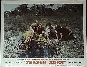 Seller image for Trader Horn Lobby Card #8 1931 Edwina Booth, Harry Carey, Sr., Duncan Renaldo! for sale by AcornBooksNH