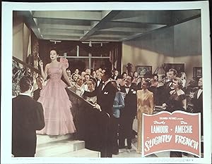 Seller image for Slightly French Lobby Card #6 1948 Dorothy Lamour and Don Ameche! for sale by AcornBooksNH