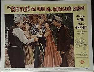 Immagine del venditore per The Kettles on Old MacDonald's Farm Lobby Card #3 1957 Marjorie Main! venduto da AcornBooksNH