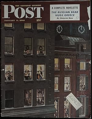 The Saturday Evening Post January 3, 1948 John Falter Cover, Complete Magazine