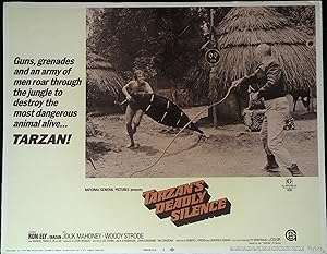 Bild des Verkufers fr Tarzan's Deadly Silence Lobby Card #1 Ron Ely as Tarzan! zum Verkauf von AcornBooksNH