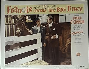 Seller image for Francis Covers the Big Town Lobby Card #8 1953 Donald O'Connor & Francis! for sale by AcornBooksNH