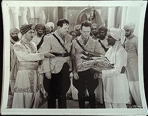 Bild des Verkufers fr Bonnie Scotland 8 X 10 Still 1935 Stan Laurel, Oliver Hardy choosing dueling pistols! zum Verkauf von AcornBooksNH