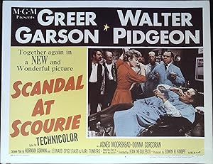 Seller image for Scandal at Scourie Lobby Card #7 1953 Greer Garson is fighting mad! for sale by AcornBooksNH