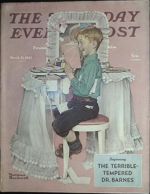 The Saturday Evening Post March 21, 1942 Norman Rockwell, C.S. Forester!