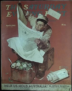 Saturday Evening Post April 11. 1942 Norman Rockwell, James Street "My Lady"