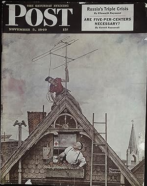 The Saturday Evening Post November 5, 1949 Norman Rockwell Cover, Gerald Kersh