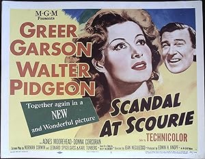 Seller image for Scandal at Scourie Lobby Title Card 1953 Greer garson, Walter Pidgeon! for sale by AcornBooksNH