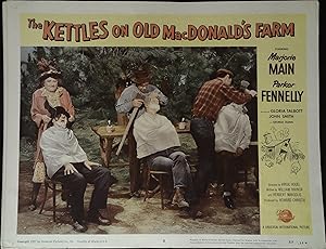 Immagine del venditore per The Kettles on Old MacDonald's Farm Lobby Card #2 1957 Marjorie Main! venduto da AcornBooksNH