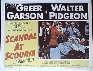 Image du vendeur pour Scandal at Scourie Lobby Card #7 1953 Greer Garson is fighting mad! mis en vente par AcornBooksNH