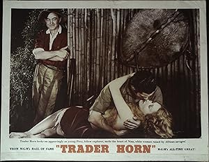 Imagen del vendedor de Trader Horn Lobby Card #7 1931 Edwina Booth, Harry Carey, Sr., Duncan Renaldo! a la venta por AcornBooksNH