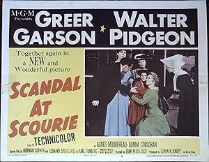 Image du vendeur pour Scandal at Scourie Lobby Card #8 1953 Greer Garson and Donna Corcoran! mis en vente par AcornBooksNH