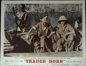 Bild des Verkufers fr Trader Horn Lobby Card #3 1931 Harry Carey, Sr and Duncan Renaldo! zum Verkauf von AcornBooksNH