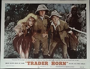 Seller image for Trader Horn Lobby Card #4 1931 Edwina Booth, Harry Carey, Sr and Duncan Renaldo! for sale by AcornBooksNH