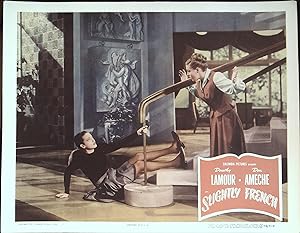 Seller image for Slightly French Lobby Card #7 1948 Dorothy Lamour and Janis Carter! for sale by AcornBooksNH