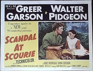 Seller image for Scandal at Scourie Lobby Card #5 1953 Greer Garson and Donna Corcoran! for sale by AcornBooksNH