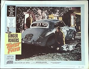 Seller image for Twist of Fate Lobby Card #4 1954 Herbert Lom hiding behind car! for sale by AcornBooksNH