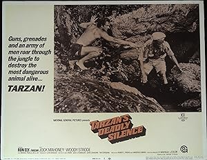 Bild des Verkufers fr Tarzan's Deadly Silence Lobby Card #3 Ron Ely, Woody Strode! zum Verkauf von AcornBooksNH