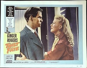 Imagen del vendedor de Twist of Fate Lobby Card #8 1954 Ginger Rogers, Jacques Bergerac! a la venta por AcornBooksNH