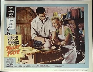 Imagen del vendedor de Twist of Fate Lobby Card #7 1954 Ginger Rogers, Jacques Bergerac! a la venta por AcornBooksNH