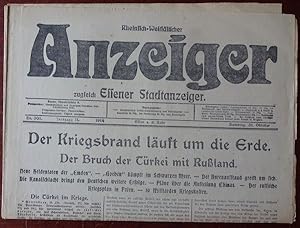 Rheinisch-Westfälischer Anzeiger zugleich Essener Stadtanzeiger. Nr. 301. 31. Oktober 1914. Schla...