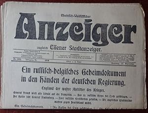 Rheinisch-Westfälischer Anzeiger zugleich Essener Stadtanzeiger. Nr. 252. 12. September 1914. Sch...