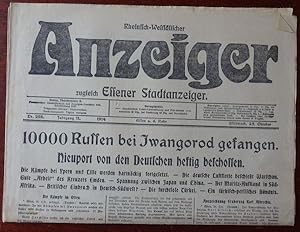 Rheinisch-Westfälischer Anzeiger zugleich Essener Stadtanzeiger. Nr. 298. 28. Oktober 1914. Schla...