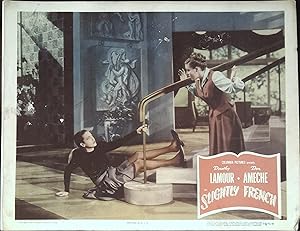 Seller image for Slightly French Lobby Card #7 1948 Dorothy Lamour and Janis Carter! for sale by AcornBooksNH