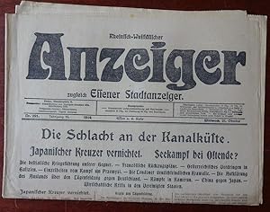 Rheinisch-Westfälischer Anzeiger zugleich Essener Stadtanzeiger. Nr. 291. 21. Oktober 1914. Schla...