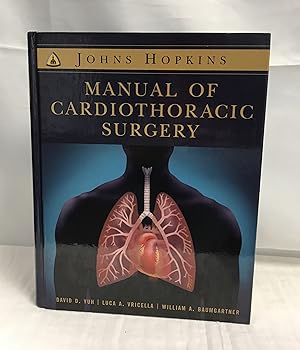 Immagine del venditore per Johns Hopkins Manual of Cardiothoracic Surgery venduto da Friends of the Library Bookstore