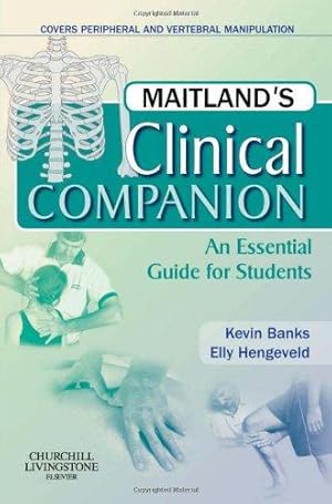 Imagen del vendedor de Maitland's Clinical Companion: An Essential Guide for Students a la venta por WeBuyBooks