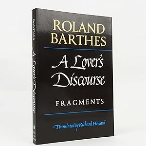 Immagine del venditore per A Lover's Discourse: Fragments by Roland Barthes venduto da Neutral Balloon Books