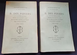 Nouvelles récréations et joyeux de vis de B. Des Periers suivis du Cymbalum Mundi - 2 tomes en 2 ...