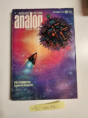 Bild des Verkufers fr Analog Science Fiction / Science Fact September 1972 zum Verkauf von Farbeyond Books