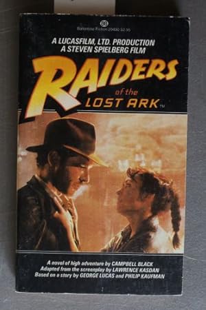 Image du vendeur pour Raiders of the Lost Ark Bases for movie = starring Harrison Ford, Karen Allen, Paul Freeman. (Black boards to covers); mis en vente par Comic World