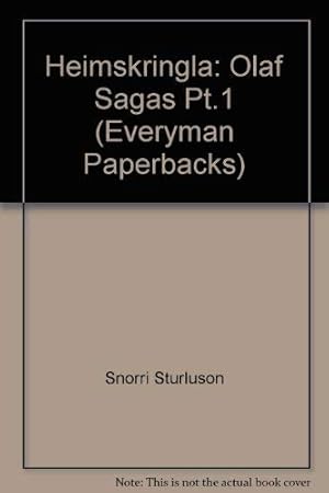 Bild des Verkufers fr Olaf Sagas (Pt.1) (Everyman Paperbacks) zum Verkauf von WeBuyBooks