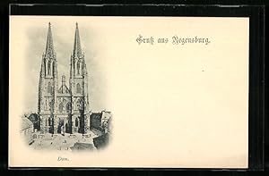 Ansichtskarte Regensburg, Dom