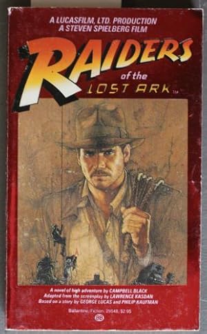 Seller image for Raiders of the Lost Ark Bases for movie = starring Harrison Ford, Karen Allen, Paul Freeman. (Red boards to covers); for sale by Comic World