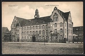 Ansichtskarte Düsseldorf, Städtisches Krankenhaus