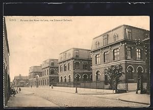 Carte postale Lens, Bureau des Mines de Lens, rue Edouard Bollaert