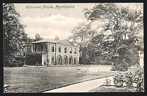 Postcard Huntingdon, Cromwell House