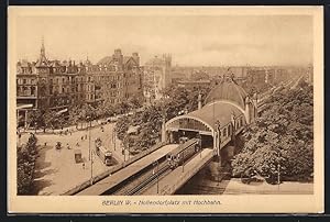 Ansichtskarte Berlin-Schöneberg, Nollendorfplatz mit U-Bahn