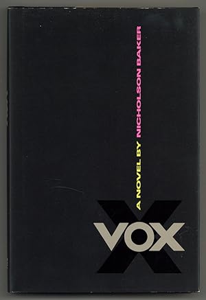 Bild des Verkufers fr Vox zum Verkauf von Between the Covers-Rare Books, Inc. ABAA